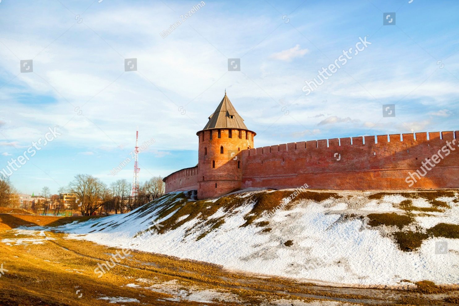 стены кремля в великом новгороде