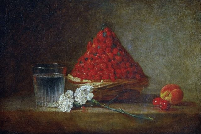 Корзинка с земляникой
