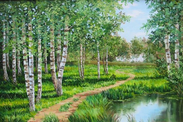 весенний лес 
