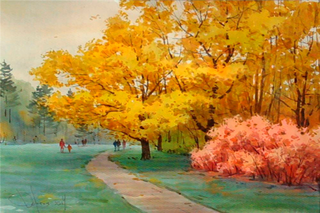 осенняя прогулка 