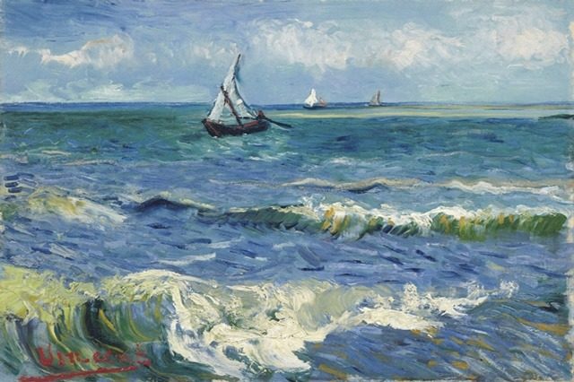 Морской пейзаж в Сент-Мари, 1888