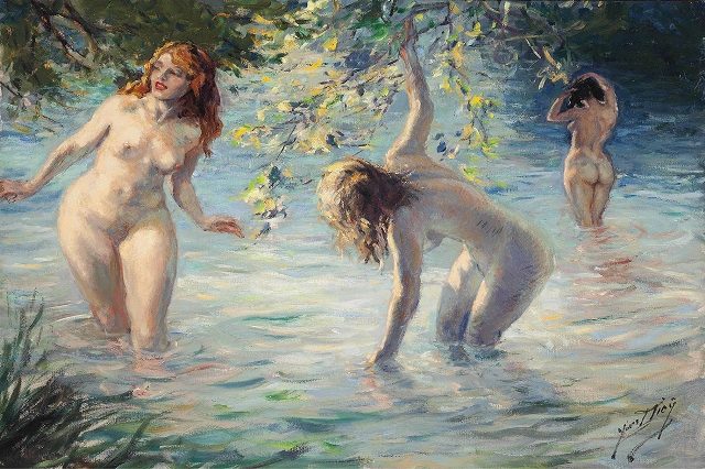Купальщицы