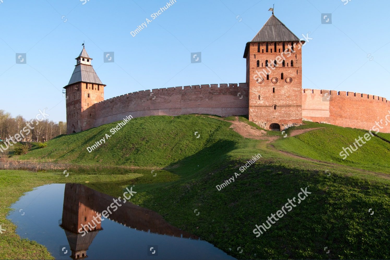 Великий новгород. кремлевские башни