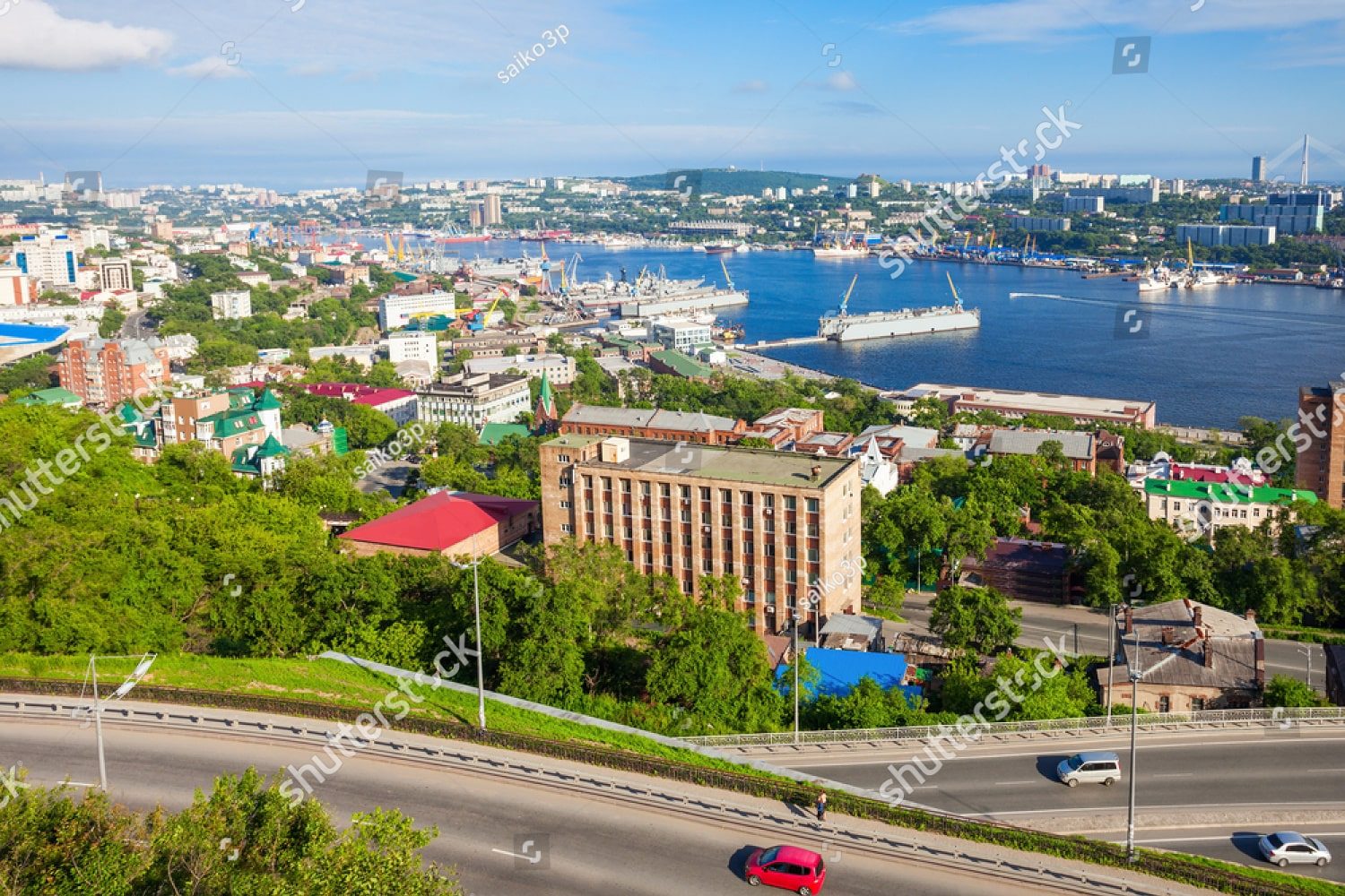 вид на владивосток