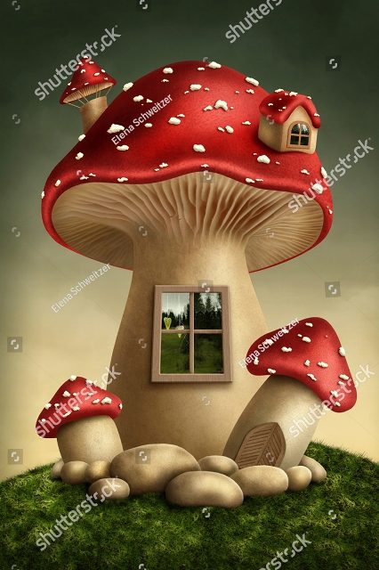 домик в мухоморе