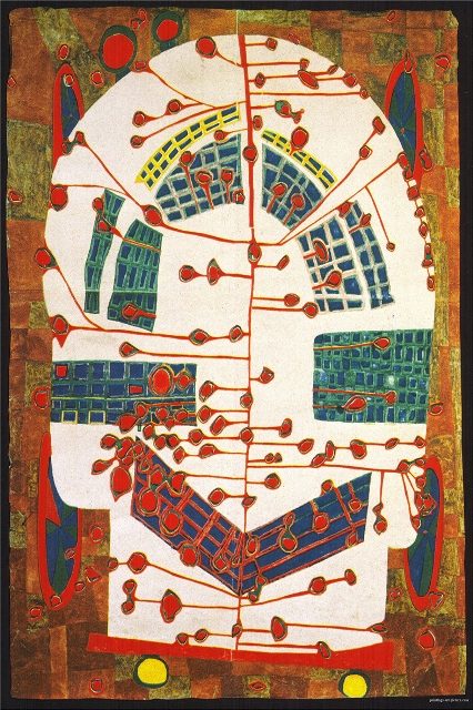 automobile avec des gouttes de pluie rouges II