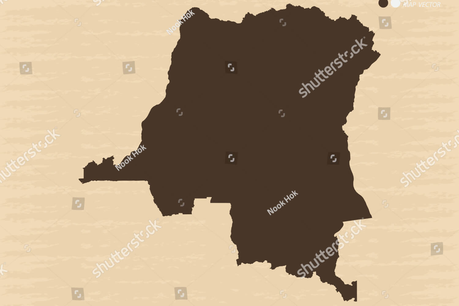 Карта Конго