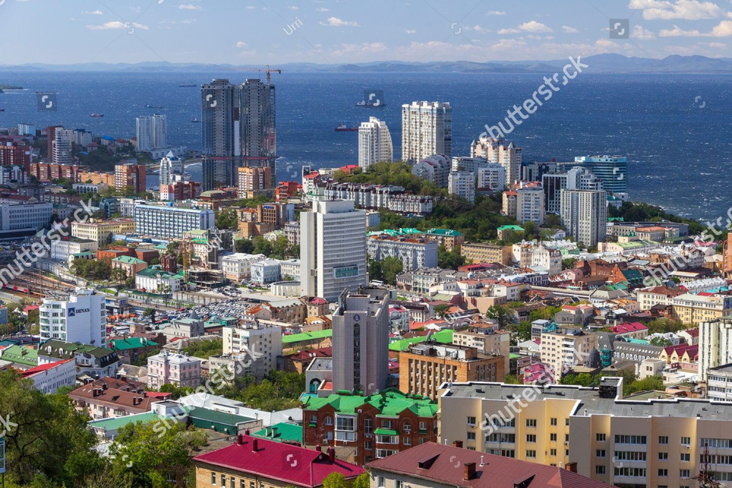 вид на владивосток