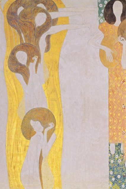 Beethoven Frieze, detal, The Arts 1, 1902