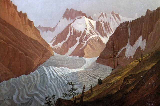 Монбланский горный массив, 1825 