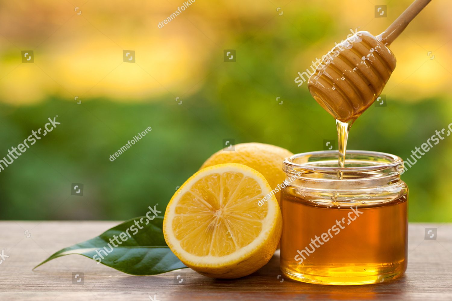 Мед с лимоном