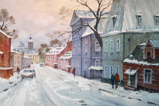 снежные улицы 